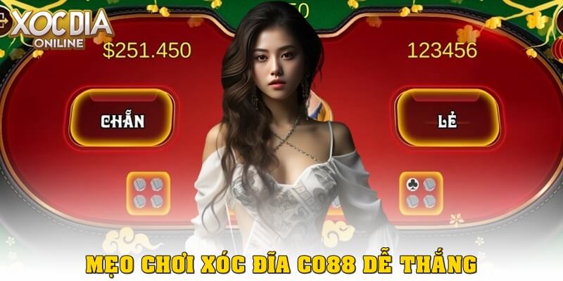 Mẹo chơi Xóc Đĩa co88 dễ thắng cho người mới