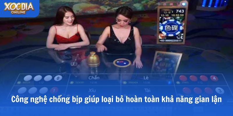 Công nghệ chống bịp giúp loại bỏ hoàn toàn khả năng gian lận